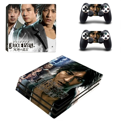 Judge Eyes decal skin for PS4 Pro Console and 2 Controllers