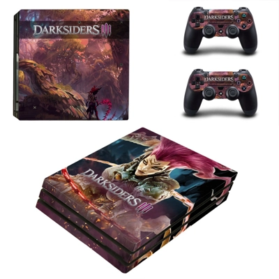 Darksiders 3 decal skin for PS4 Pro Console and 2 Controllers