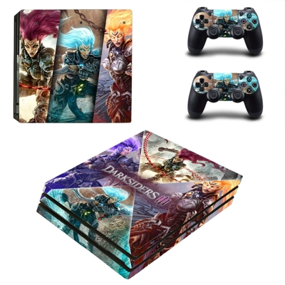 Darksiders 3 decal skin for PS4 Pro Console and 2 Controllers