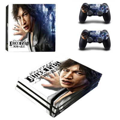 Judge Eyes decal skin for PS4 Pro Console and 2 Controllers