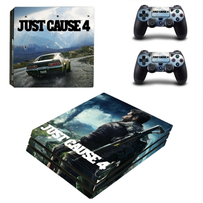 Just Cause 4 decal skin for PS4 Pro Console and 2 Controllers