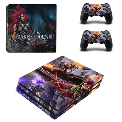 Darksiders 3 decal skin for PS4 Pro Console and 2 Controllers