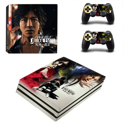 Judge Eyes decal skin for PS4 Pro Console and 2 Controllers
