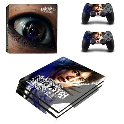 Judge Eyes decal skin for PS4 Pro Console and 2 Controllers
