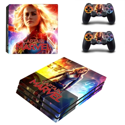 Supergirl decal skin for PS4 Pro Console and 2 Controllers