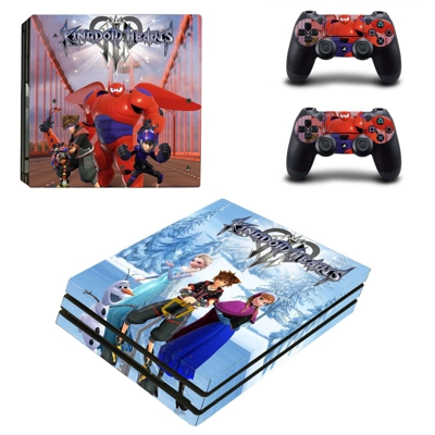 Kingdom Hearts 3 decal skin for PS4 Pro Console and 2 Cont..