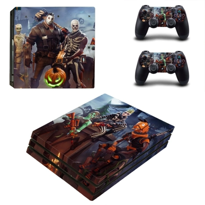 Fortnite decal skin for PS4 Pro Console and 2 Controllers