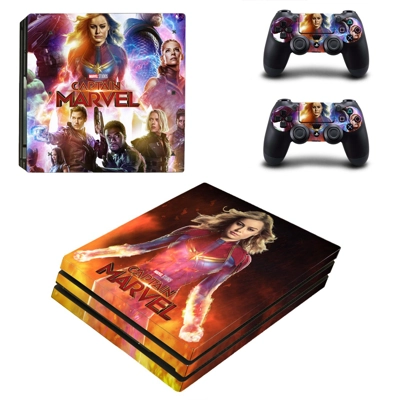 Supergirl decal skin for PS4 Pro Console and 2 Controllers