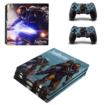 Anthem decal skin for PS4 Pro Console and 2 Controllers
