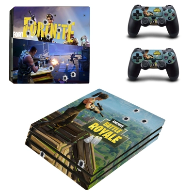 Fortnite decal skin for PS4 Pro Console and 2 Controllers