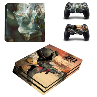 Apex Legends decal skin for PS4 Pro Console and 2 Controll.. Apex Legends decal skin for PS4 Pro Console and 2 Controll..