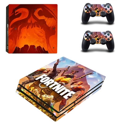 Fortnite decal skin for PS4 Pro Console and 2 Controllers Fortnite decal skin for PS4 Pro Console and 2 Controllers