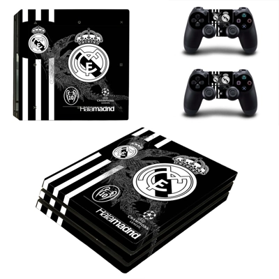 Real Madrid decal skin for PS4 Pro Console and 2 Controllers Real Madrid decal skin for PS4 Pro Console and 2 Controllers