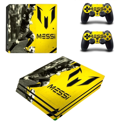 Lionel Messi decal skin for PS4 Pro Console and 2 Controll.. Lionel Messi decal skin for PS4 Pro Console and 2 Controll..