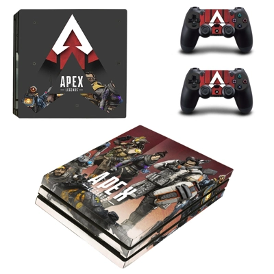 Apex Legends decal skin for PS4 Pro Console and 2 Controllers