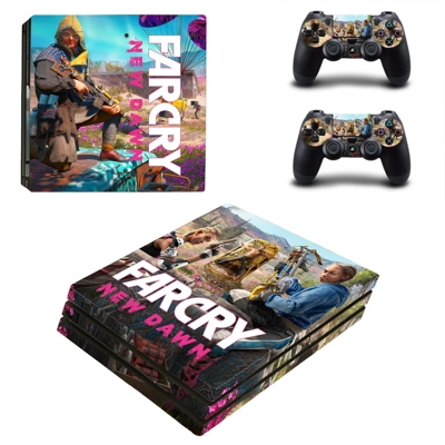 Far Cry New Dawn decal skin for PS4 Pro Console and 2 Controllers
