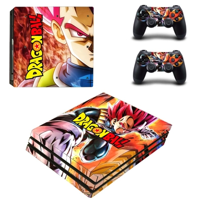 Dragon Ball decal skin for PS4 Pro Console and 2 Controllers