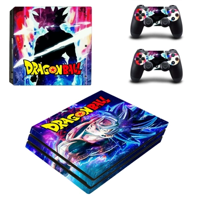 Dragon Ball decal skin for PS4 Pro Console and 2 Controllers