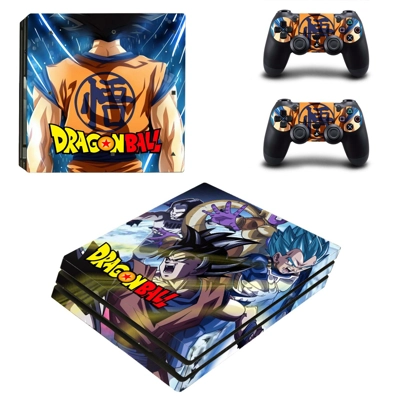 Dragon Ball decal skin for PS4 Pro Console and 2 Controllers