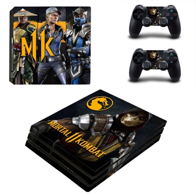 Mortal Kombat 11 decal skin for PS4 Pro Console and 2 Cont..