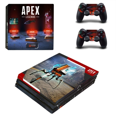 Apex Legends decal skin for PS4 Pro Console and 2 Controllers
