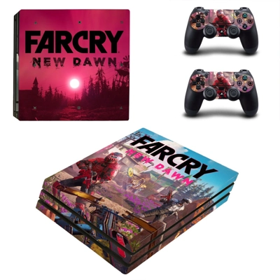Far Cry New Dawn decal skin for PS4 Pro Console and 2 Controllers