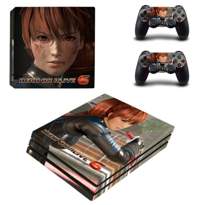 Dead or Alive 6 decal skin for PS4 Pro Console and 2 Controllers
