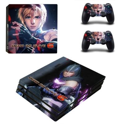 Dead or Alive 6 decal skin for PS4 Pro Console and 2 Controllers