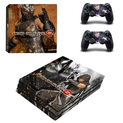 Dead or Alive 6 decal skin for PS4 Pro Console and 2 Controllers