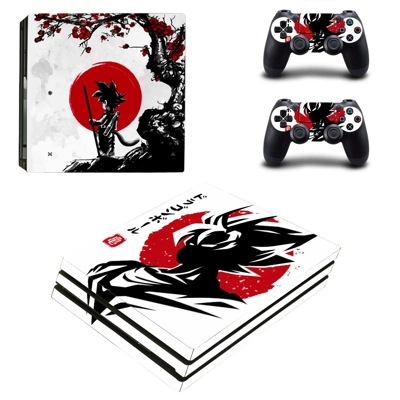 Dragon Ball decal skin for PS4 Pro Console and 2 Controllers