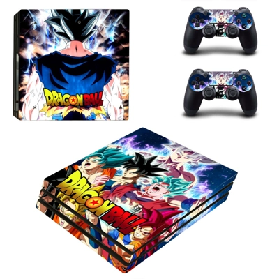Dragon Ball decal skin for PS4 Pro Console and 2 Controllers