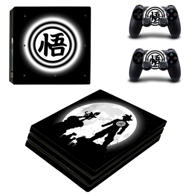 Dragon Ball decal skin for PS4 Pro Console and 2 Controllers