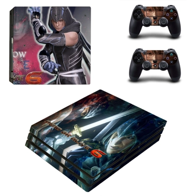Dead or Alive 6 decal skin for PS4 Pro Console and 2 Controllers