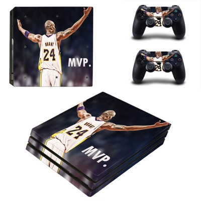 Kobe Bryant decal skin for PS4 Pro Console and 2 Controllers