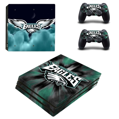 Philadelphia Eagles decal skin for PS4 Pro Console and 2 Controllers