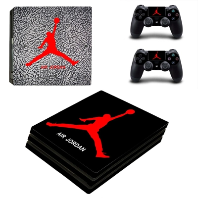 Air Jordan decal skin for PS4 Pro Console and 2 Controllers