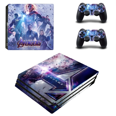 Avengers Endgame decal skin for PS4 Pro Console and 2 Controllers