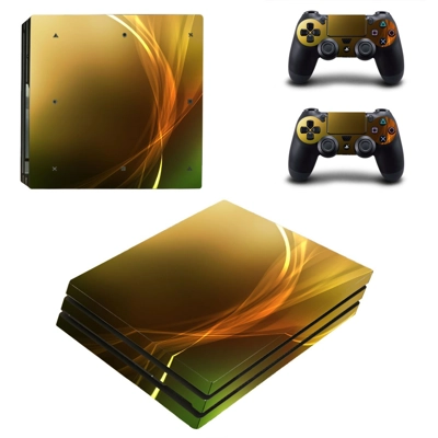 Abstraction decal skin for PS4 Pro Console and 2 Controllers