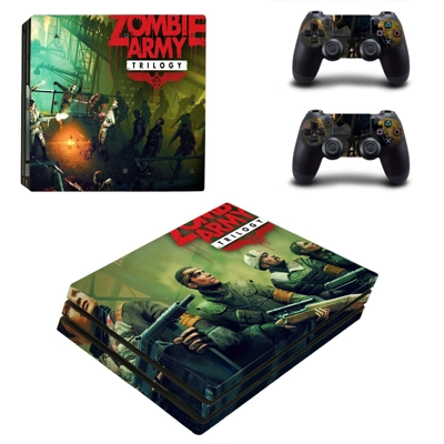 Zombie Army Trilogy decal skin for PS4 Pro Console and 2 C.. Zombie Army Trilogy decal skin for PS4 Pro Console and 2 C..