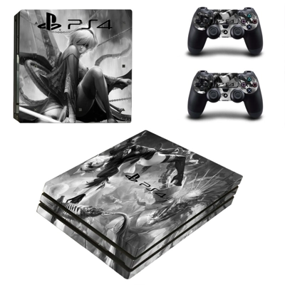Nier automata decal skin for PS4 Pro Console and 2 Controllers
