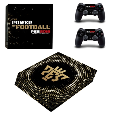 PES 2019 decal skin for PS4 Pro Console and 2 Controllers