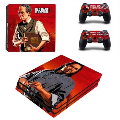 Red Dead Redemption 2 decal skin for PS4 Pro Console and 2..