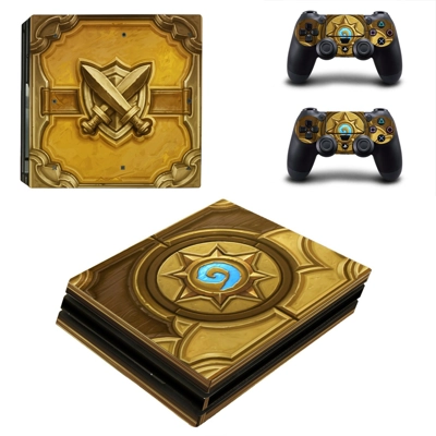 Hearthstone decal skin for PS4 Pro Console and 2 Controllers
