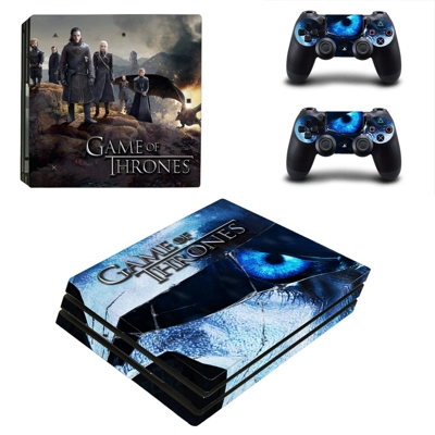 Game of Thrones decal skin for PS4 Pro Console and 2 Controllers