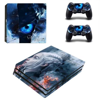 Game of Thrones decal skin for PS4 Pro Console and 2 Controllers