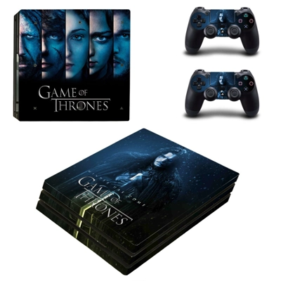 Game of Thrones decal skin for PS4 Pro Console and 2 Contr..