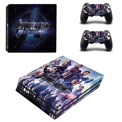Avengers Endgame decal skin for PS4 Pro Console and 2 Controllers