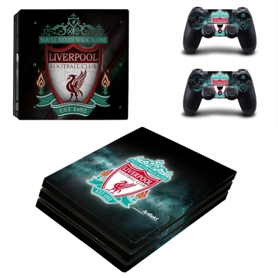 Liverpool FC decal skin for PS4 Pro Console and 2 Controll..