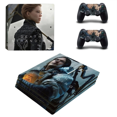 Death Stranding decal skin for PS4 Pro Console and 2 Controllers