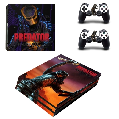 Predator Hunting Grounds decal skin for PS4 Pro Console and 2 Controllers